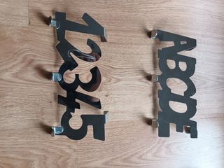 Percha de acero para la puerta