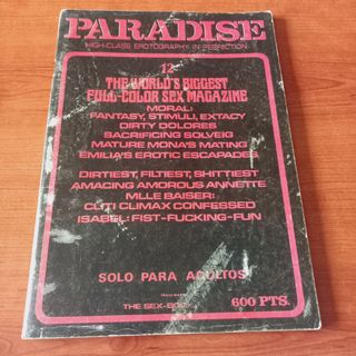 Revista de adultos paradise antigua