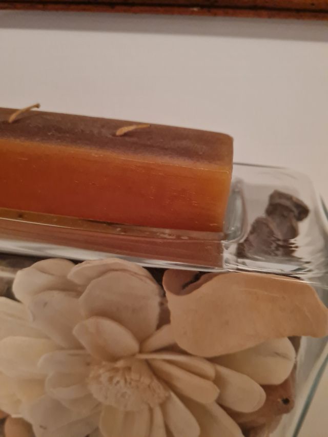 Centro de flores secas