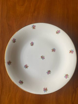 PLATOS ANTIGUOS PORCELANA FRANCESA LIMOGES