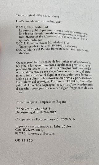 TRILOGIA : CINCUENTA SOMBRAS DE GREY