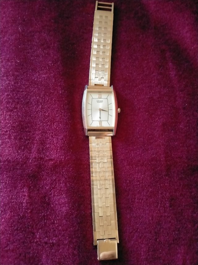 Citizen. Reloj con pulsera dorado caballero