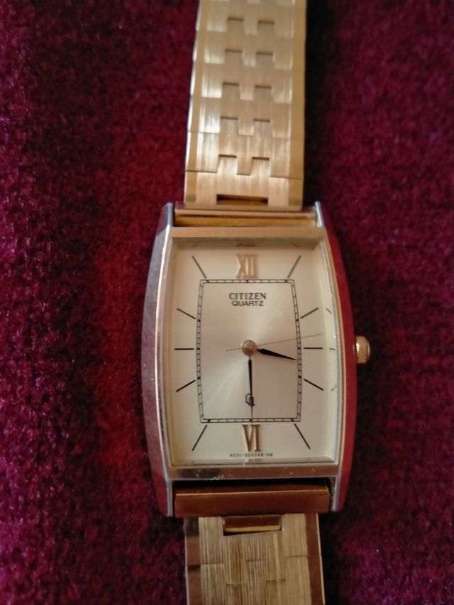Citizen. Reloj con pulsera dorado caballero