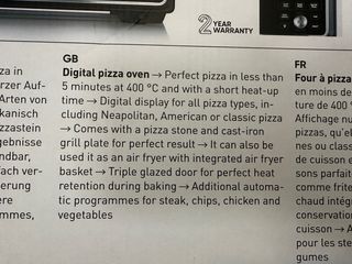 Severin Serico PG 8575 Forno Pizza Digitale 400 