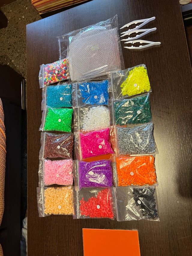 Pixeles de varios colores