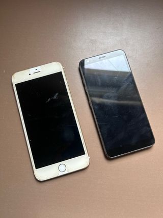 Lote de moviles Iphone y Huawei