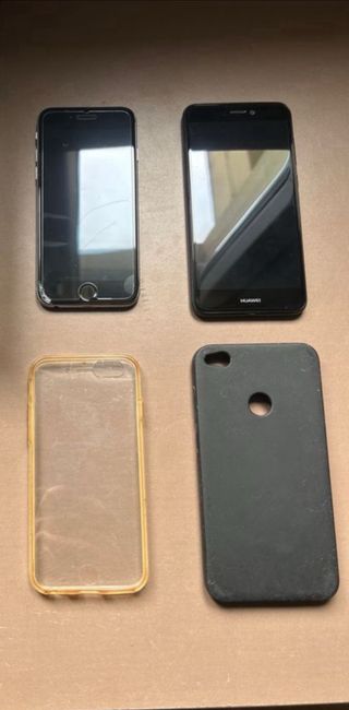 Lote de moviles Iphone y Huawei