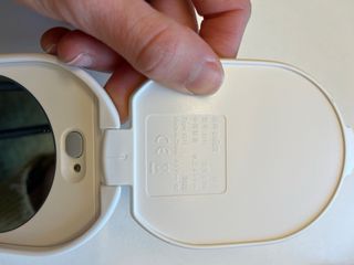 Espejo/mirror portátil "Braun" con luz (nuevo)