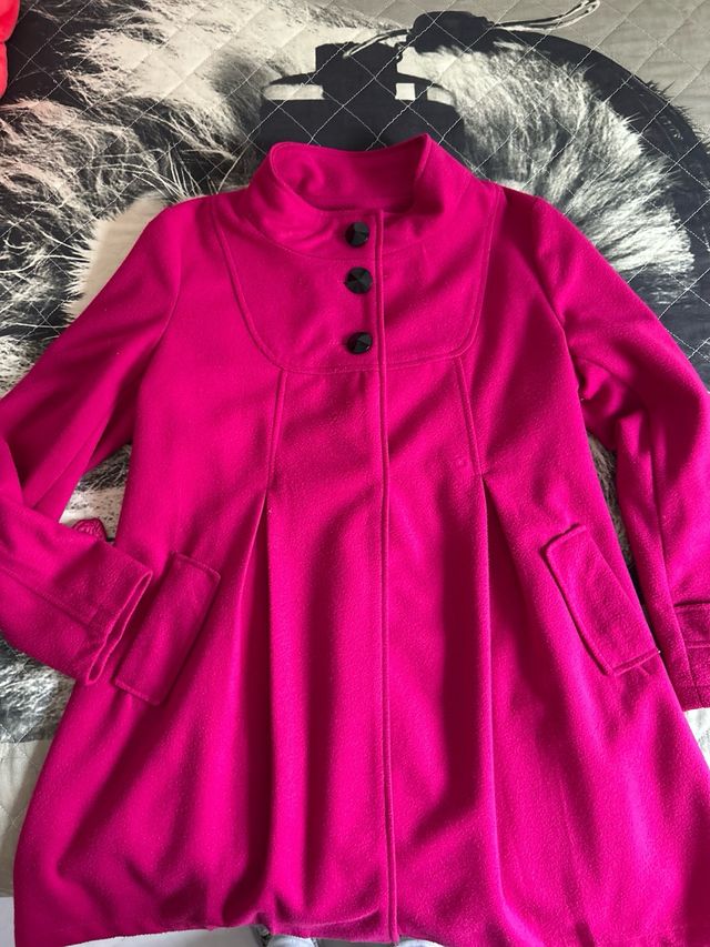 Abrigo polar Rosa