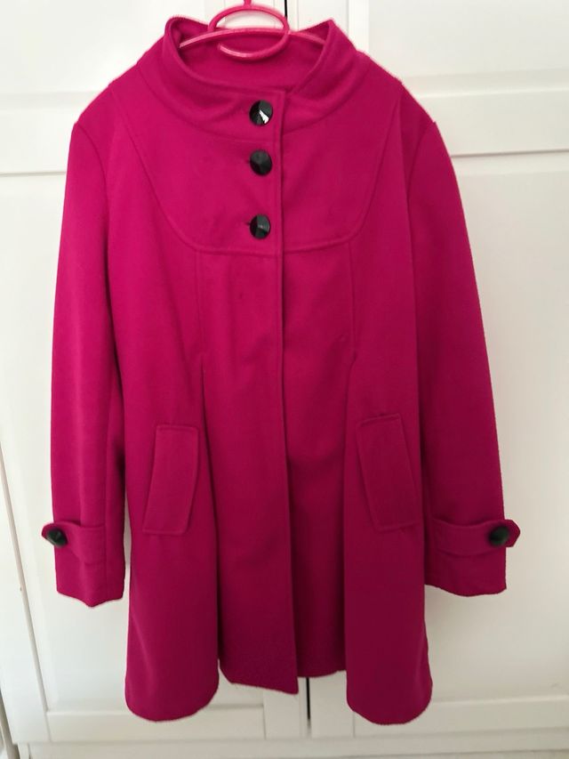 Abrigo polar Rosa