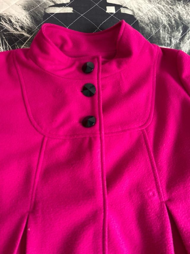 Abrigo polar Rosa