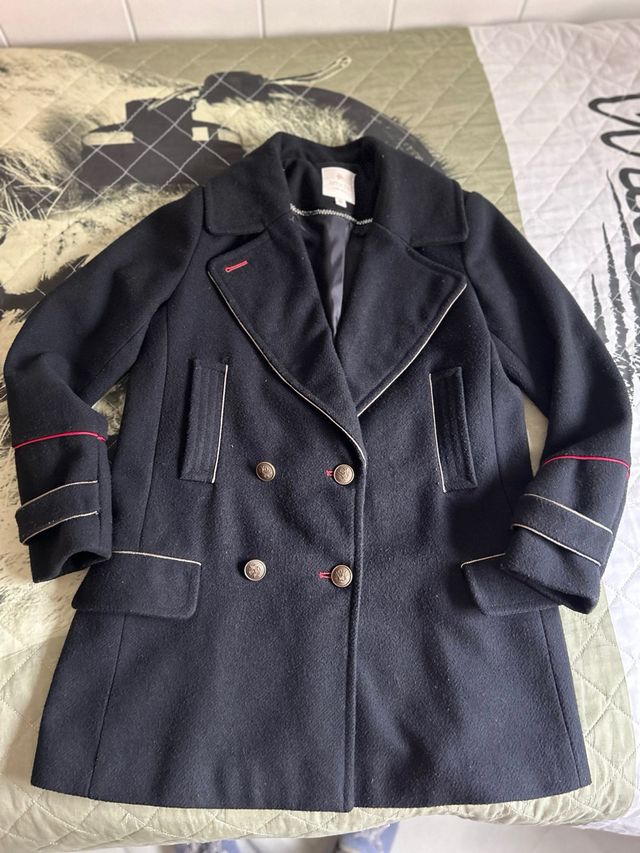 Abrigo militar Azul Marino lana