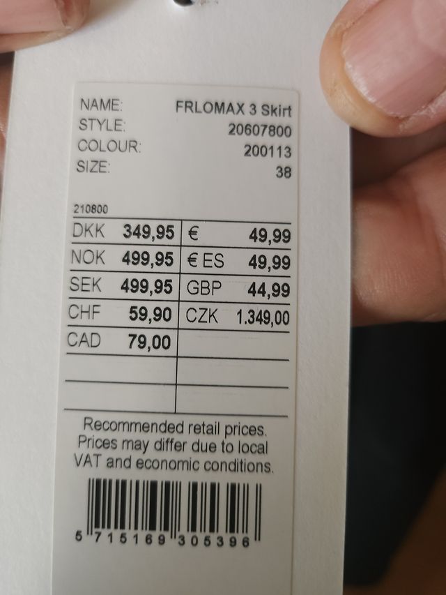 Falda de mujer Fransa sin estrenar