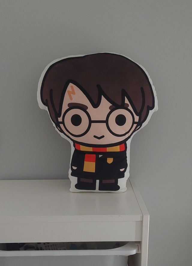 PAREJA COJIN Y PELUCHE HARRY POTTER - HEDWIG