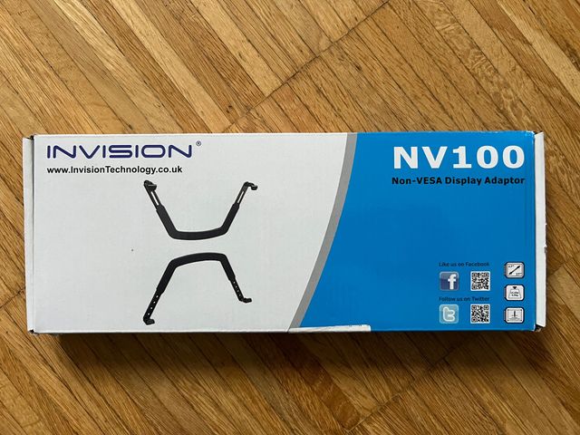 Adattatore VESA 75x75 per TV e monitor sprovvisti