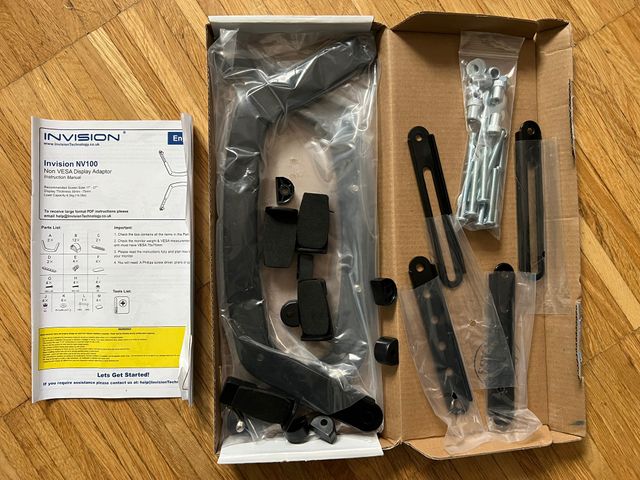 Adattatore VESA 75x75 per TV e monitor sprovvisti