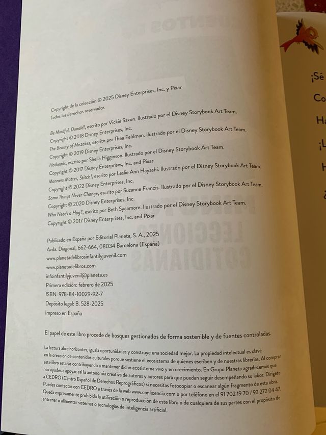 Disney. Cuentos de 5 minutos. Lecciones cotidianas