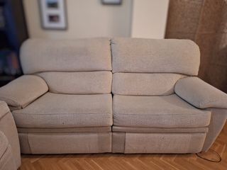 Sofás Beige: 2 y 3 plazas.