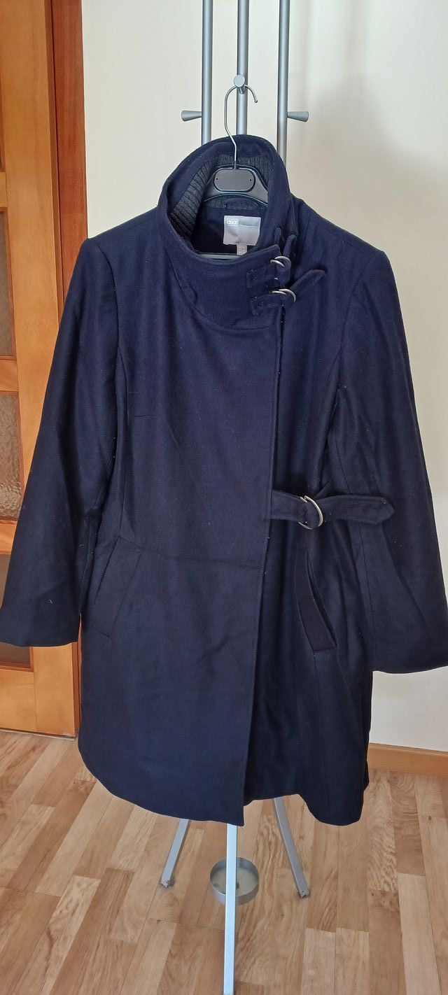 Abrigo azul marino mujer