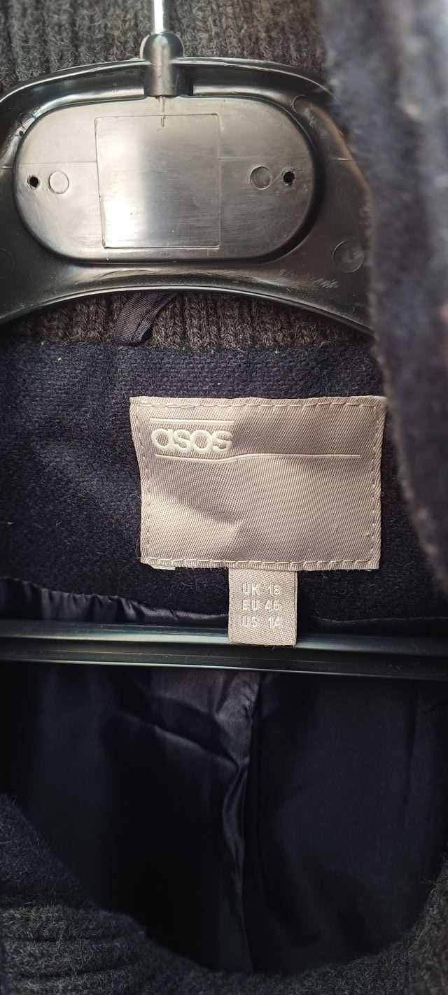 Abrigo azul marino mujer