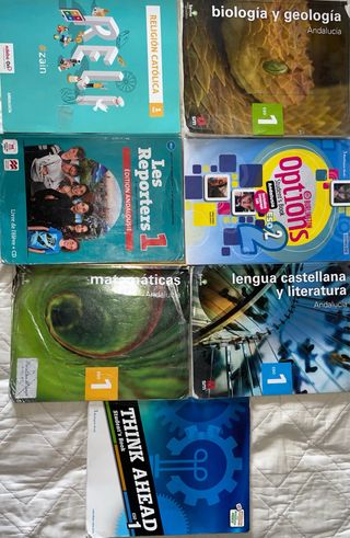 Pack de libros 1 Eso