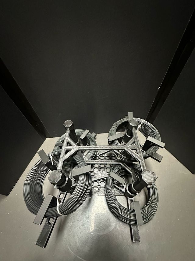 Dispensador de alambre compacto 