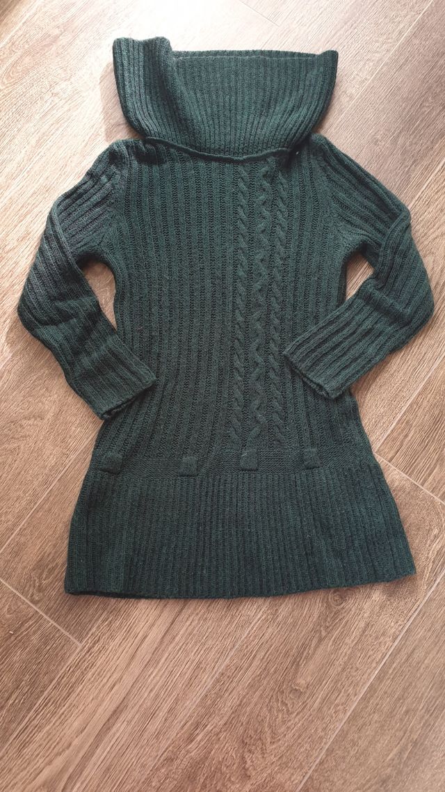 Abito maglione verde