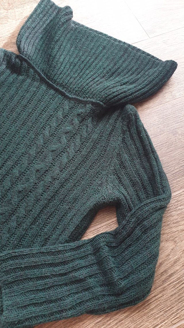 Abito maglione verde