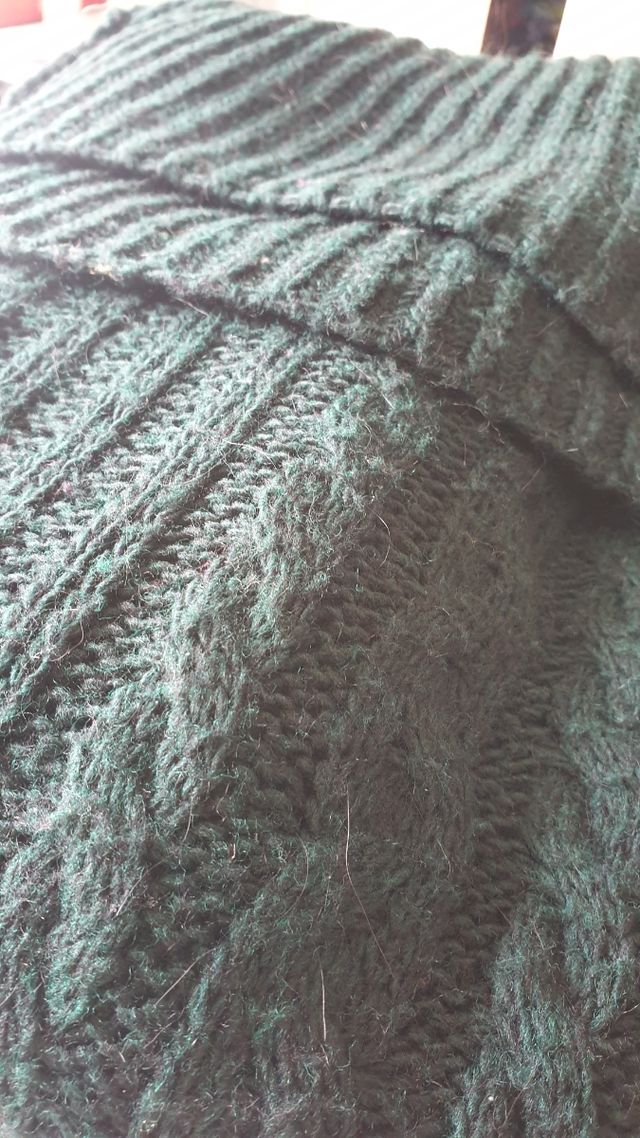 Abito maglione verde