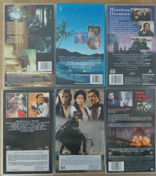 Películas en formato VHS, varios genéros