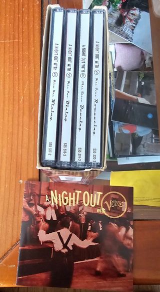Box cd A Night Out with Verve 4cds.
