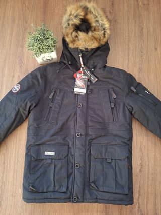 Abrigo Norway Parka negro M-L