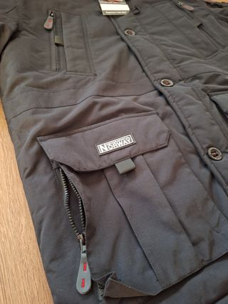 Abrigo Norway Parka negro M-L
