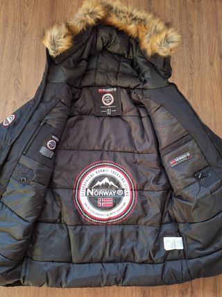 Abrigo Norway Parka negro M-L