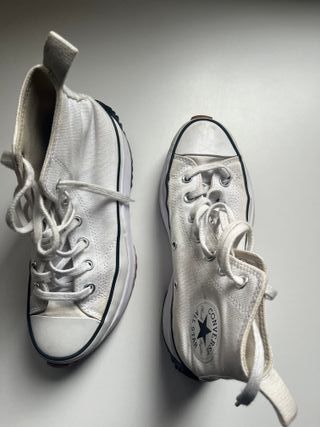 Converse blancas plataforma