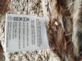 Chaqueta cárdigan piel de conejo