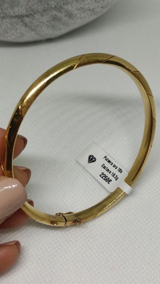 Esclava de oro amarillo 18k 