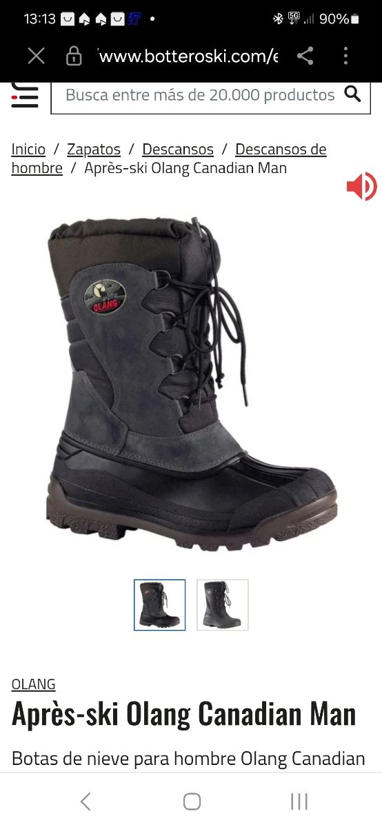 Botas Olang Nieve y Montaña