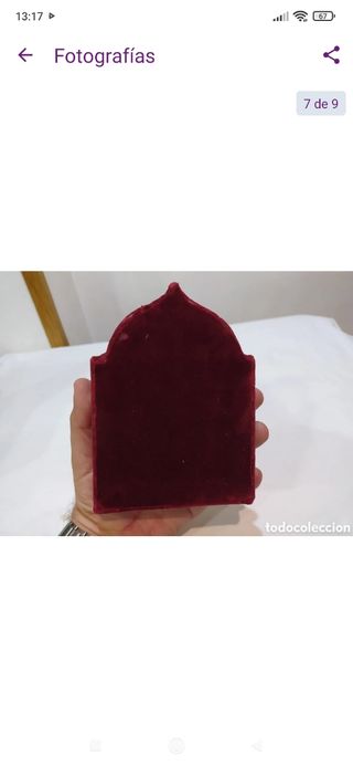 Muy antiguo icono religioso de plata