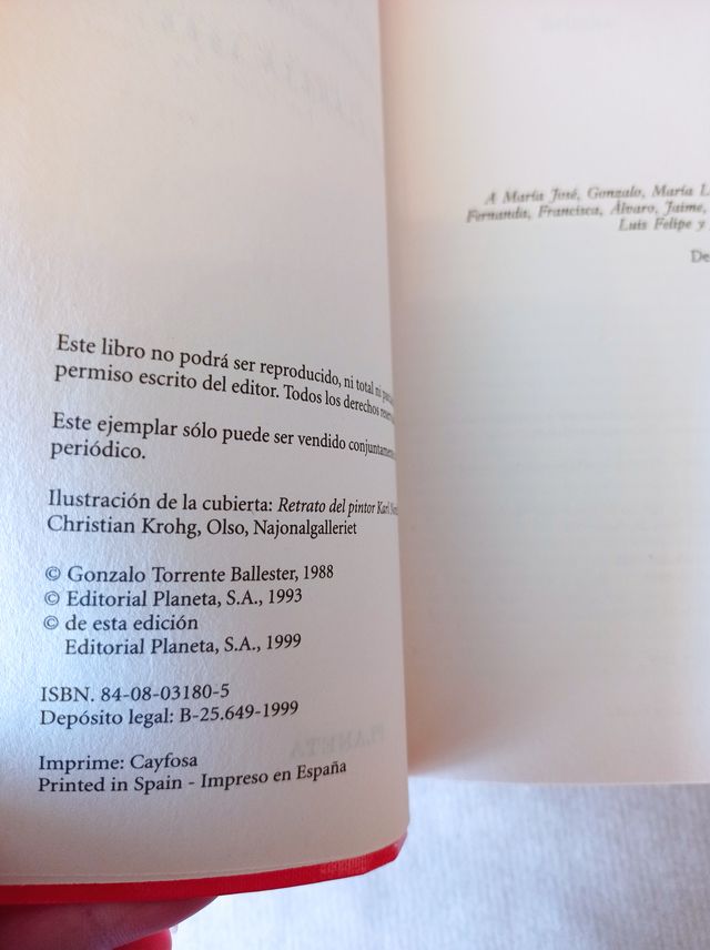 3x2 en libros. Filomeno, a mi pesar.