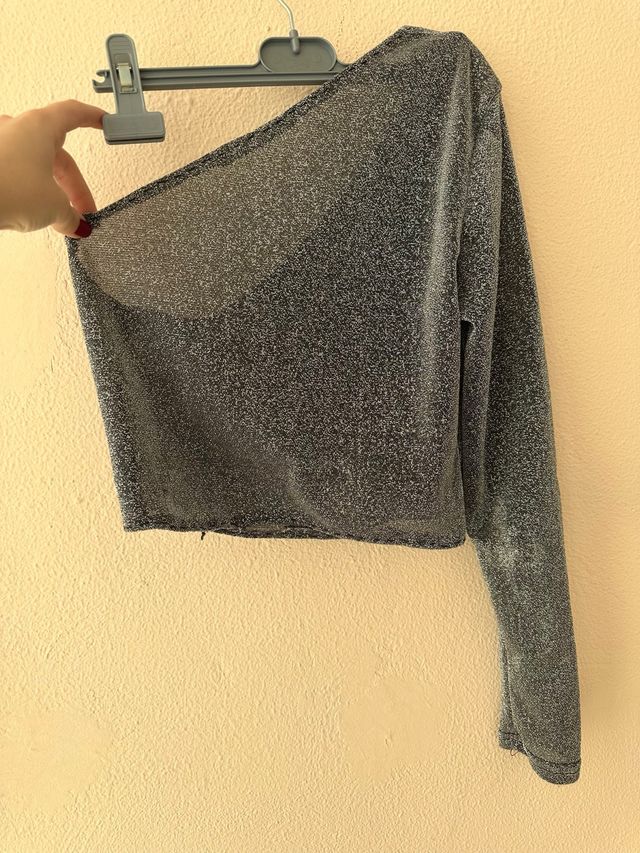 top asimetrico 1 manga