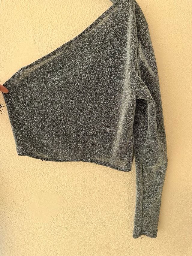 top asimetrico 1 manga