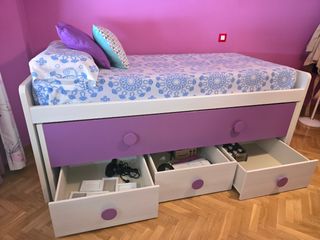 Cama  Nido con cajones