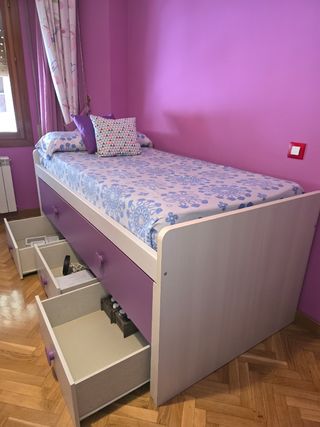Cama  Nido con cajones
