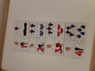 Puzzle PJMASKS los números