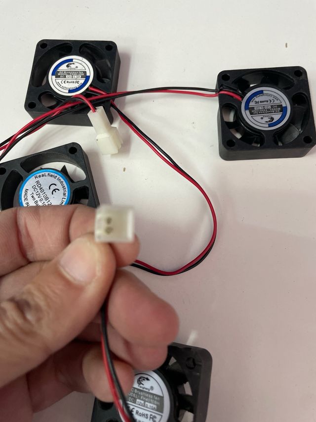 4 Ventiladores de cuerpo extrusion impresora 3D D