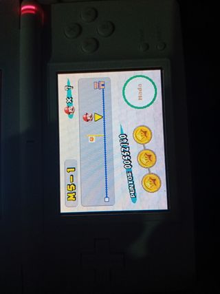 Juego de nintendo ds super mario bros