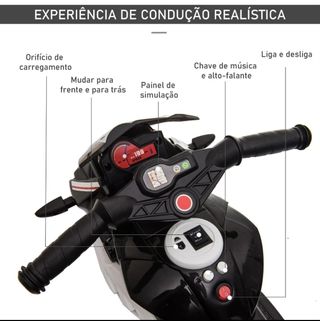 Moto elétrica de criança