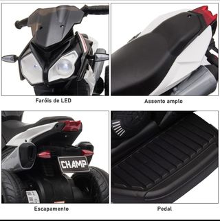 Moto elétrica de criança