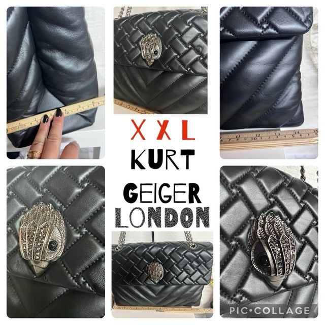Bolso KURT GEIGER LONDON XXL PIEL NEGRO